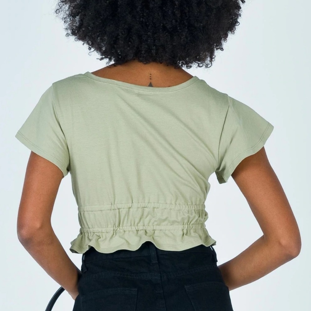Princess Polly | Tie Front Crop Top - Picture 12 of 14